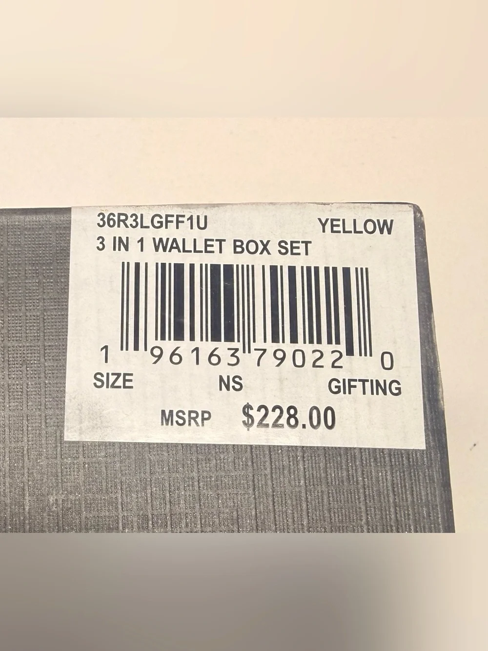 Michael Kors Brown & Yellow Men's Wallet and Card Holder Set MSRP $228 NIB